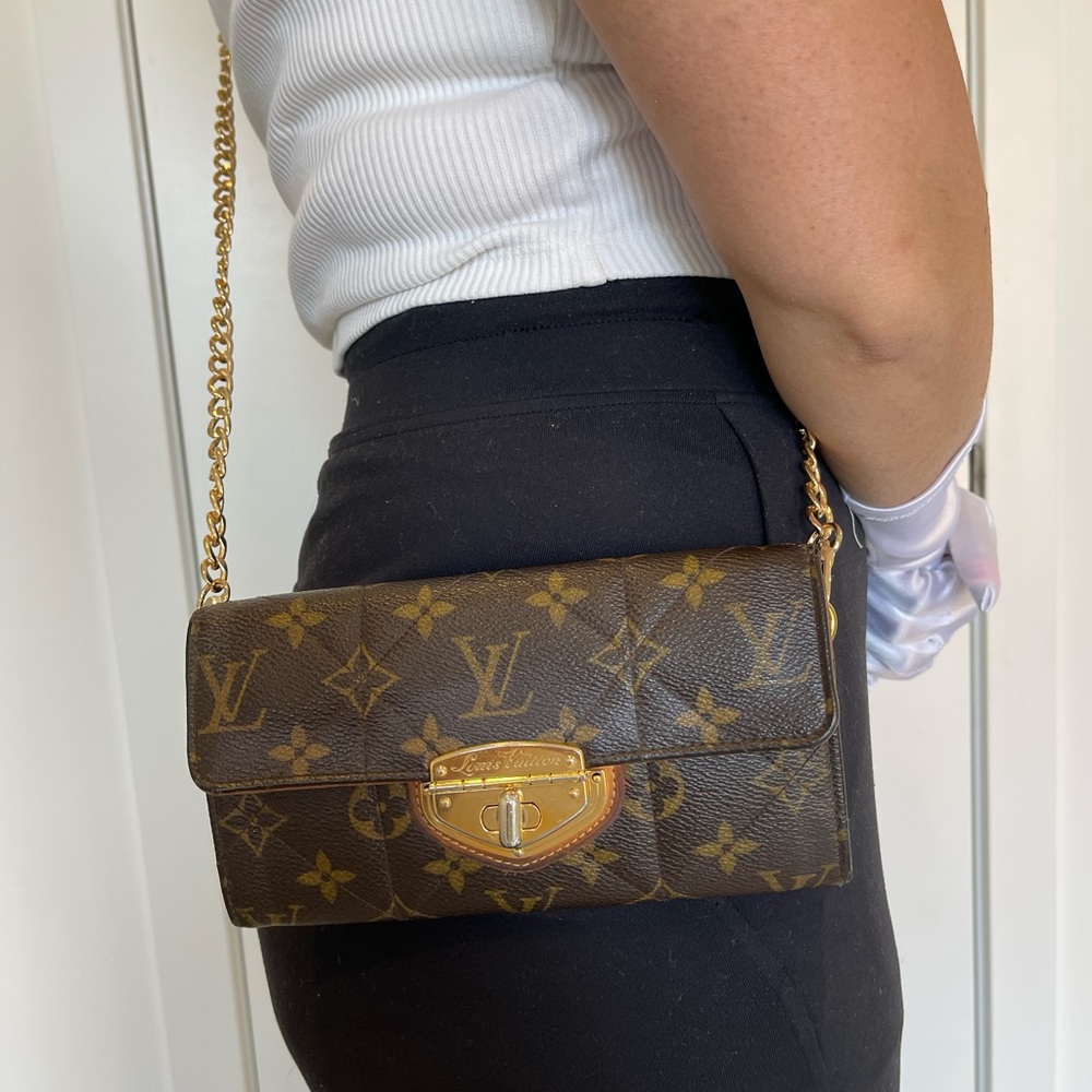 Authentic Louis Vuitton Monogram ETOILE wallet with strap